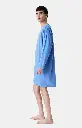 Chemise de nuit homme TU maxi T-shirt ARTHUR "Pyjama d'Altitude" MSW - Bleu NOELH25
