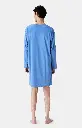 Chemise de nuit homme TU maxi T-shirt ARTHUR "Pyjama d'Altitude" MSW - Bleu NOELH25