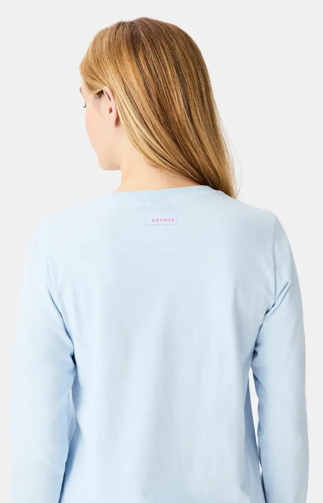 Pyjama long femme ARTHUR "Pyjama d'Altitude" MOL - Ciel NOELH25