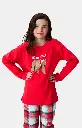 Pyjama long enfant ARTHUR "Bear Noël" LUK - Rouge OURSH25