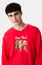 Pyjama long homme ARTHUR "Bear Noël" ZAC - Rouge OURSH25