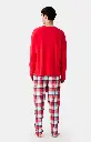 Pyjama long homme ARTHUR "Bear Noël" ZAC - Rouge OURSH25