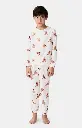 Pyjama long enfant polaire ARTHUR "Old Teddy" LUL - Ivoire OLDTH25