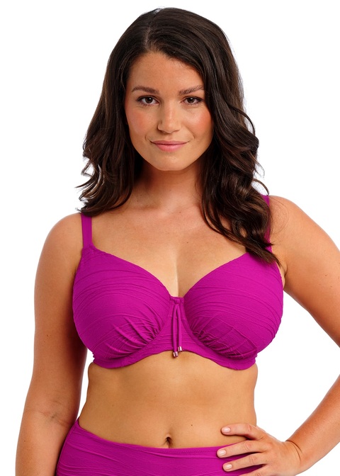 Haut de Bikini armaturé plissé FANTASIE "Beach Waves" FS502201 - Bright Fuchsia BRF