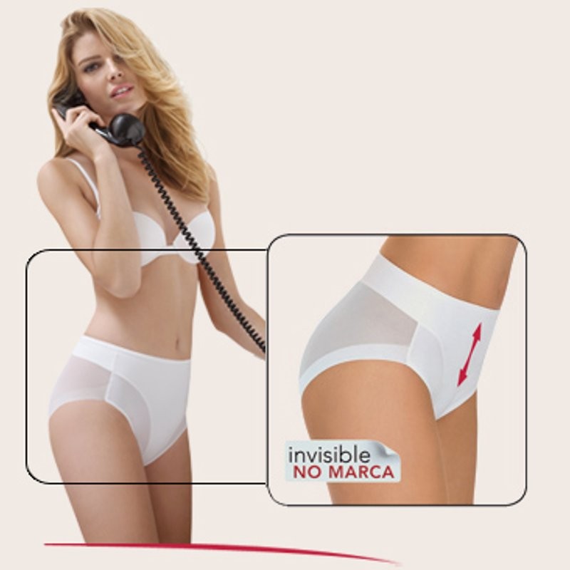 Slip gainant ventre plat JANIRA "Secret" 1030754 - Blanc 001