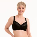 Soutien-gorge sans armatures  ANITA ROSA FAIA "Eloise" 5296 - Noir 001