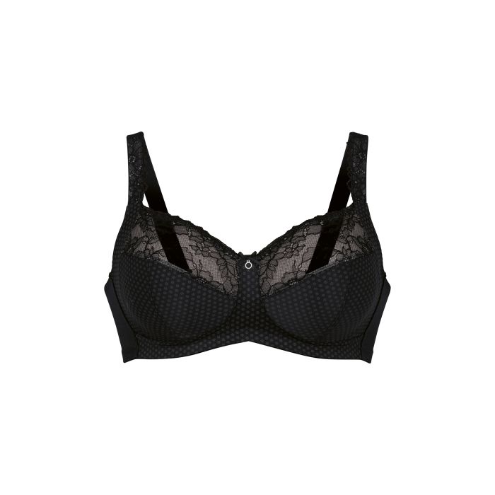 Soutien-gorge sans armatures  ANITA ROSA FAIA "Eloise" 5296 - Noir 001