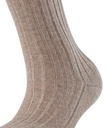 Chaussettes dame laine&cachemire FALKE "Cosy Wool Boot" 46903 - Beige Mel. 4091