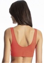 Brassière en coton CALIDA "Elastic" 02138 - Orange 076 (De dos)