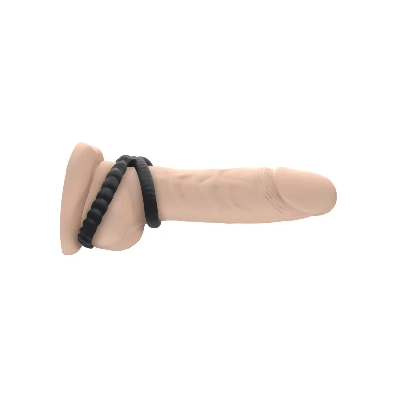 Anneau pénien double stimulation pénis & testicules DORCEL "Dual Ring"