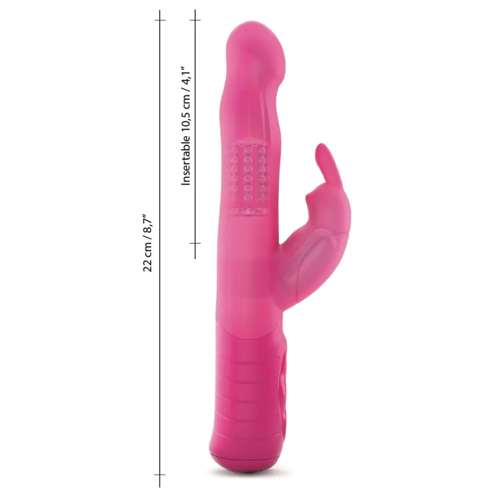 Vibromasseur double stimulation DORCEL "Baby Rabbit" - Magenta