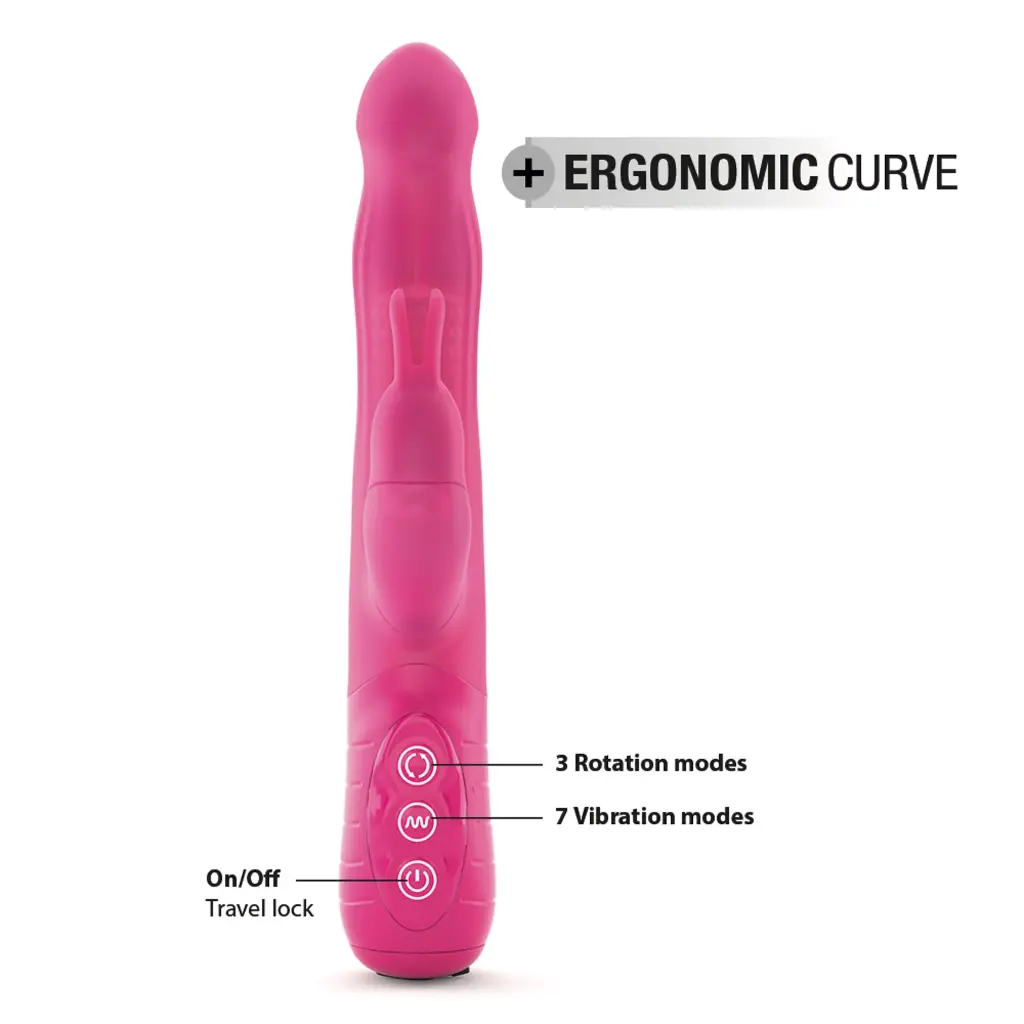 Vibromasseur double stimulation DORCEL "Baby Rabbit" - Magenta