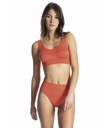 Brassière en coton CALIDA "Elastic" 02138 - Orange 076 (Entier)