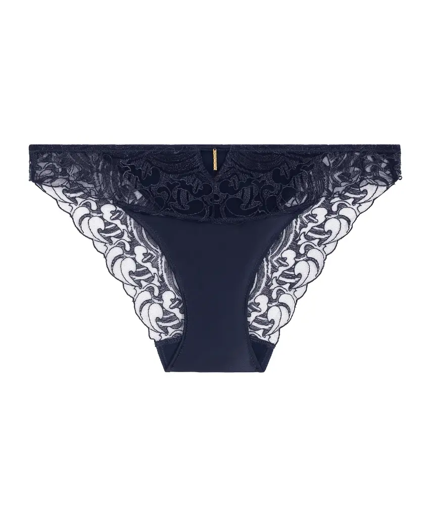 Slip italien AUBADE "Satin Memories" 5C27 - Deep Sea DEAS