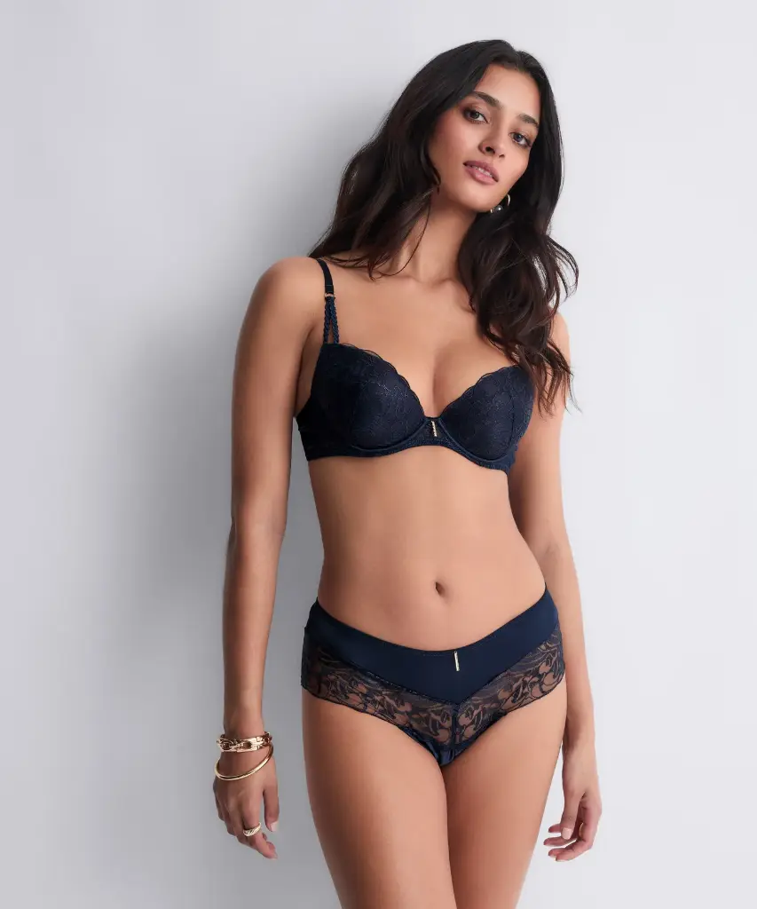 Shorty AUBADE "Satin Memories" 5C70 -Deep Sea DEAS