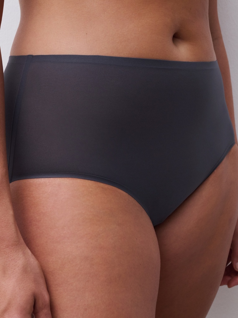Culotte taille haute invisible TU CHANTELLE "SoftStretch" C26470 - Carbonne 0Z3