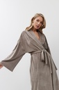 Peignoir dame long ARUELLE "Capucine" AR-CAP-SS - Brun 