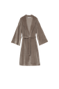 Peignoir dame long ARUELLE "Capucine" AR-CAP-SS - Brun 