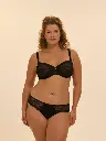 Soutien-gorge armaturé décolleté carré SIMONE PERELE "Swing" 15Y313 - Noir 015