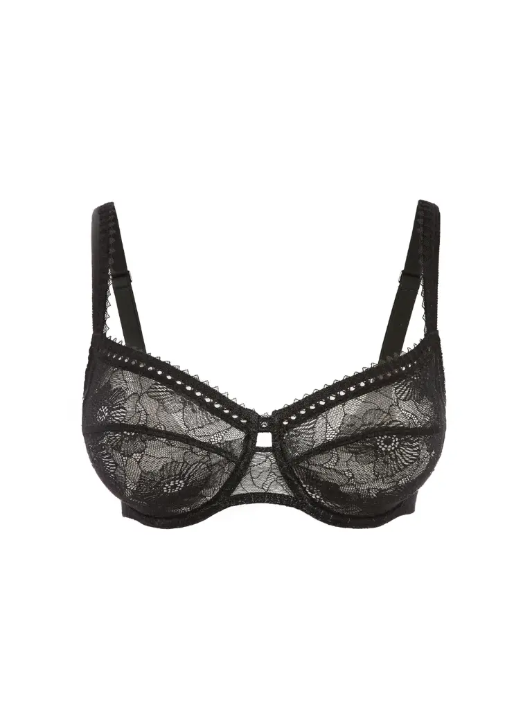 Soutien-gorge armaturé décolleté carré SIMONE PERELE "Swing" 15Y313 - Noir 015