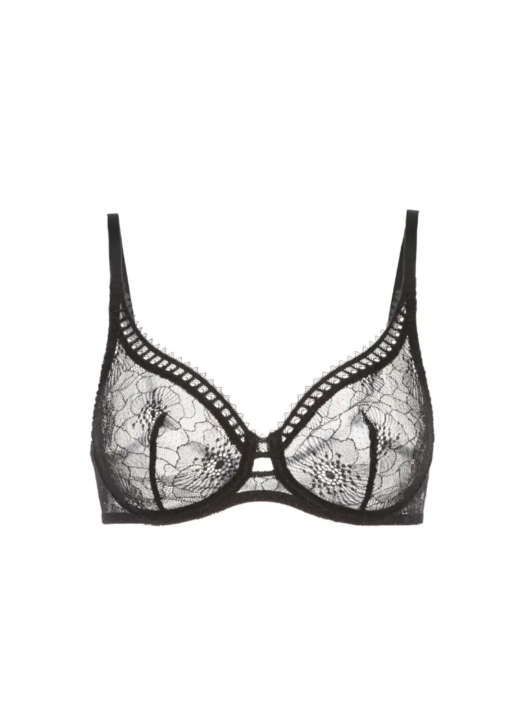 Soutien-gorge armaturé décolleté plongeant SIMONE PERELE "Swing" 15Y319 - Noir 015