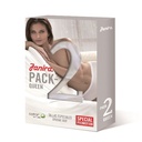 Slip Milano coton & dentelle - pack de 2 - JANIRA "Milano Queen Esencial" 1031645 - Noir 002