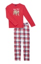 Pyjama long femme ARTHUR "Bear Noël" MOL - Rouge  OURSH25