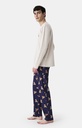 Pyjama long homme coton bio ARTHUR "Old Teddy" ZAC - Marine OLDTH25