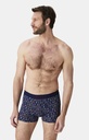 Boxer homme coton bio ARTHUR "Marathon" MAC - Marine MARAH25
