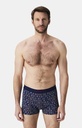 Boxer homme coton bio ARTHUR "Marathon" MAC - Marine MARAH25