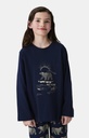 Pyjama long enfant 100% coton bio ARTHUR "Nuit Polaire" LUK - Marine POLAH25