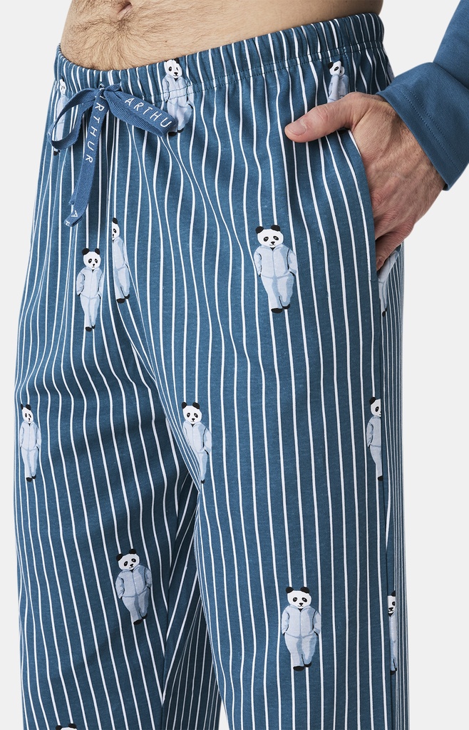 Pyjama long homme ARTHUR "Pandastique" ZAC - Canard PANDH25