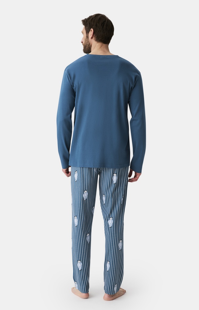 Pyjama long homme ARTHUR "Pandastique" ZAC - Canard PANDH25