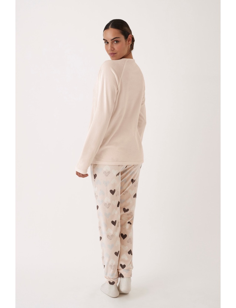 Pyjama polar PROMISE N20412 - Rose 003