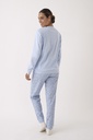 Pyjama longues manches PROMISE "Woof" N20232 - Azure 117