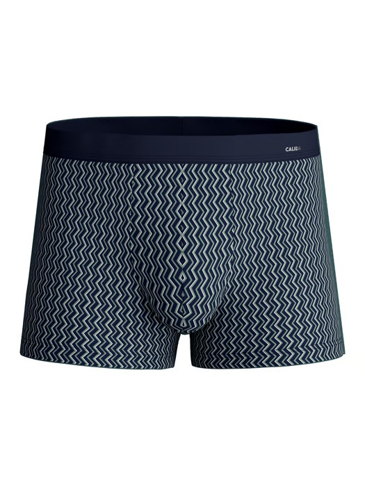 Boxer homme fantaisie 94% coton CALIDA "Cotton Code Design" 26980 - Loden Fro 669