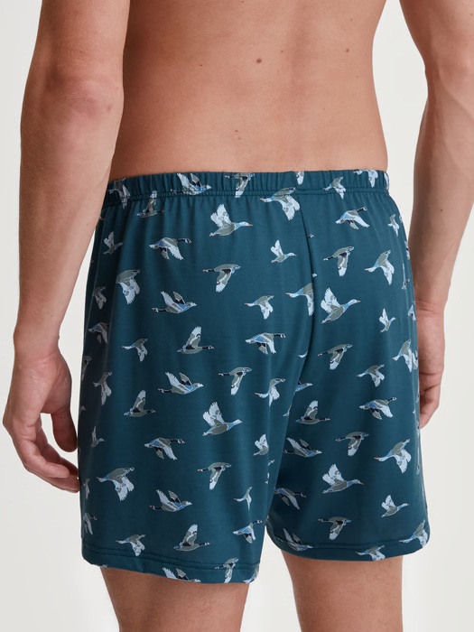 Boxer short homme fantaisie 100% coton CALIDA "Prints" 24389 - Deep Night 749