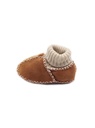 Chaussons bébé en agneau double face DIRECT TANNERIE "Socks" - Camel