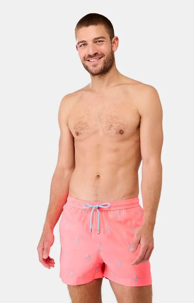 Short de bain ARTHUR BBB - Rose BOATE25