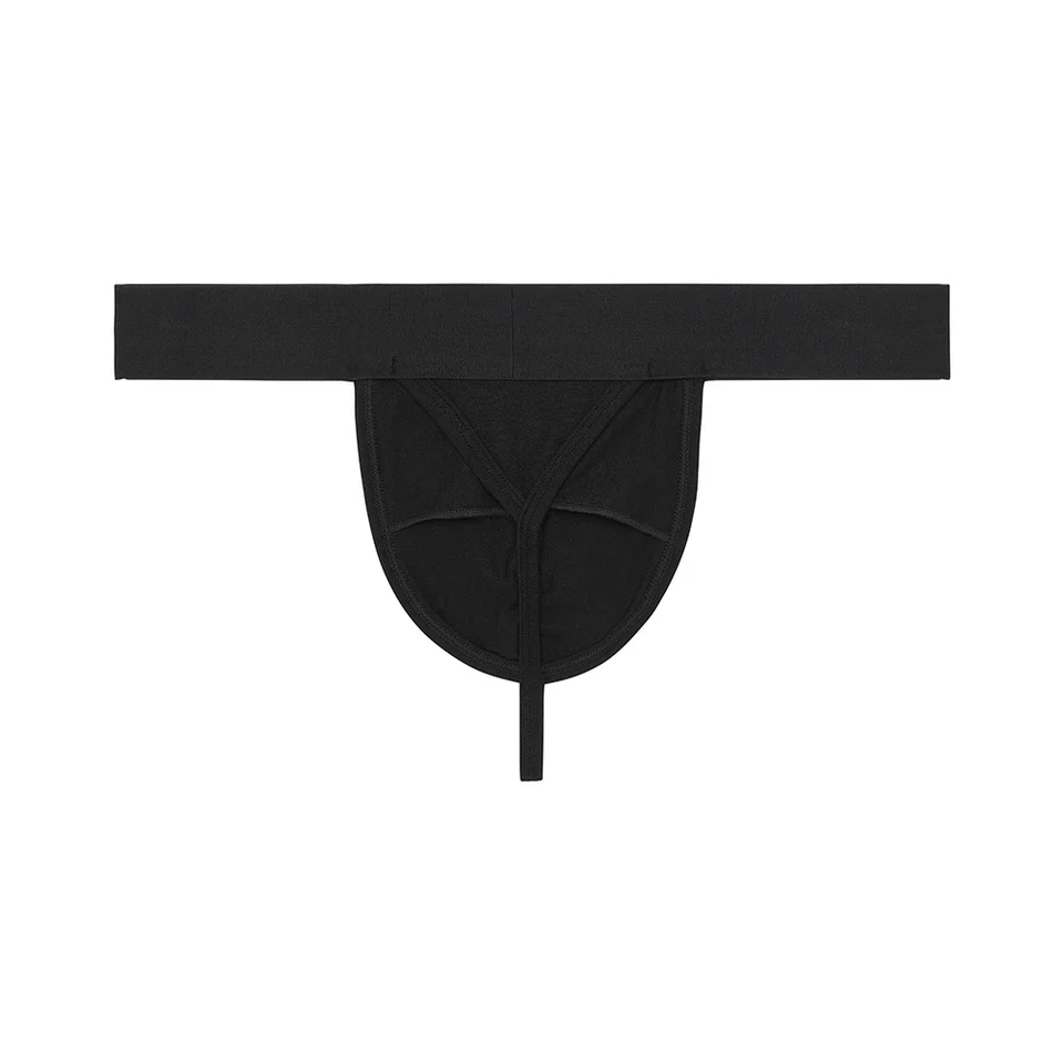 String sexy pour homme NOIR HANDMADE "G-String" - Noir 