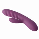 Vibromasseur double stimulation & tête pousseur SVAKOM "Avery" - Lilas