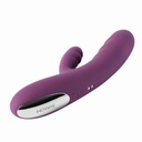 Vibromasseur double stimulation & tête pousseur SVAKOM "Avery" - Lilas