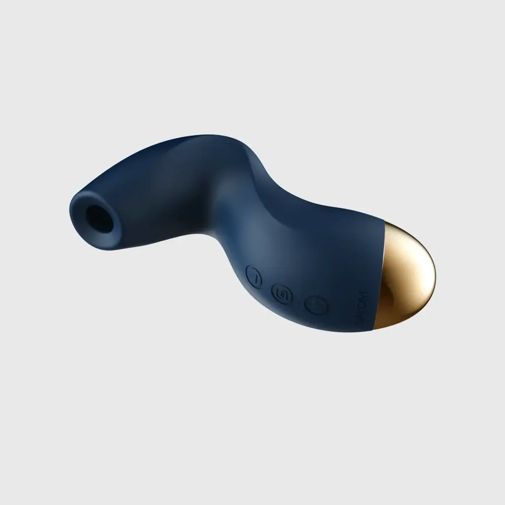 Stimulateur clitoridien à ondes pulsées SVAKOM "Pulse Pure" - Navy Blue