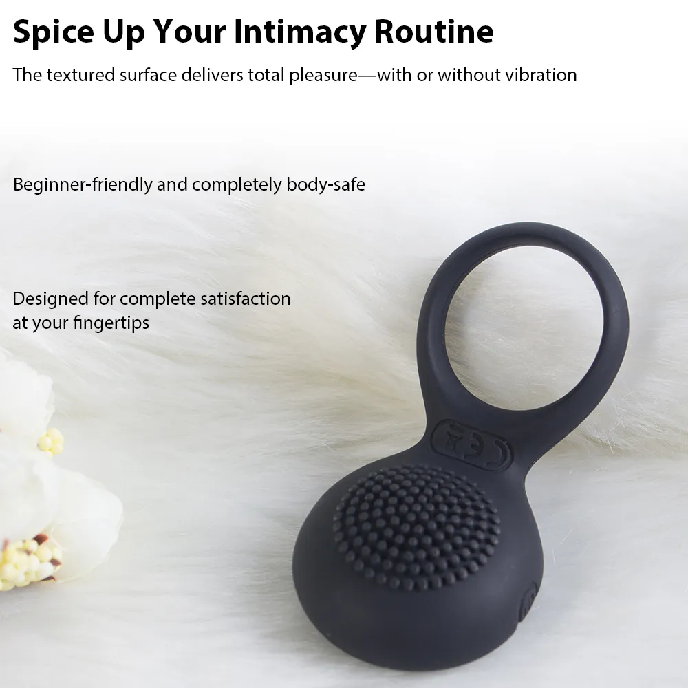 Anneau pénien vibrant SVAKOM "Tyler" - Noir