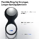 Anneau pénien vibrant SVAKOM "Tyler" - Noir