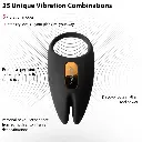 Anneau pénien vibrant controlé par application SVAKOM "Winni 2" - Noir