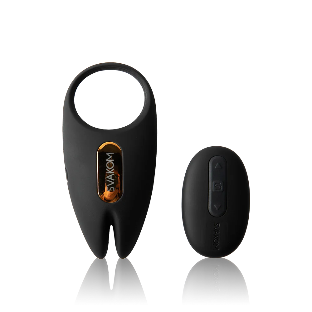 Anneau pénien vibrant controlé par application SVAKOM "Winni 2" - Noir