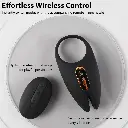 Anneau pénien vibrant controlé par application SVAKOM "Winni 2" - Noir