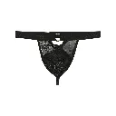 String sexy pour homme WOH "G-String Pure Seduction" - Noir