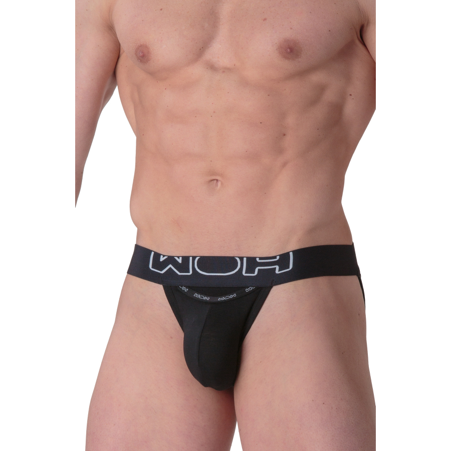Slip tanga sexy pour homme WOH "Tanga Sexy Fun" - Noir 
